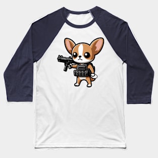 Tactical chihuahua Baseball T-Shirt